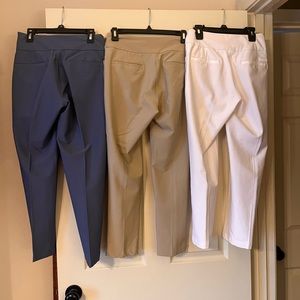 Adidas womens golf pull on ankle pant, stretchy and comfy